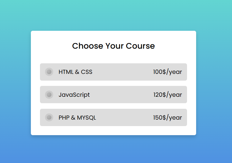Radio Button